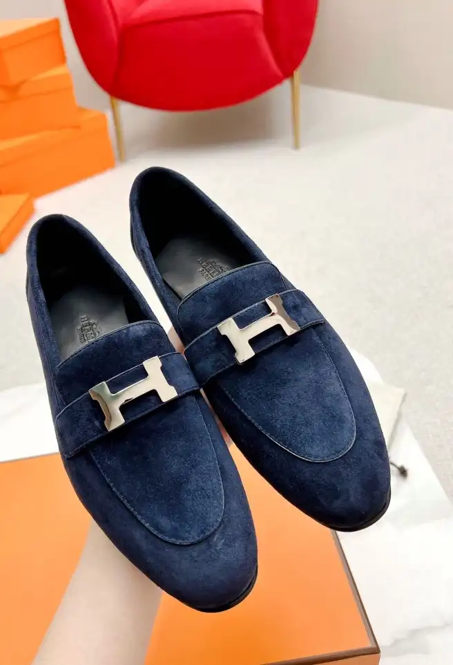 hype Hermes Leather Shoes