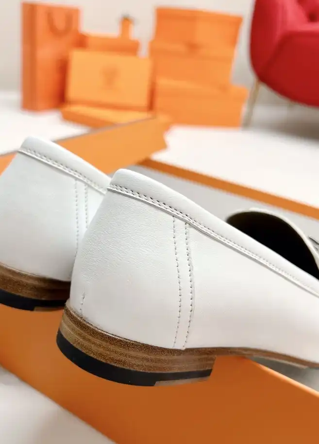 hype Hermes Leather Shoes