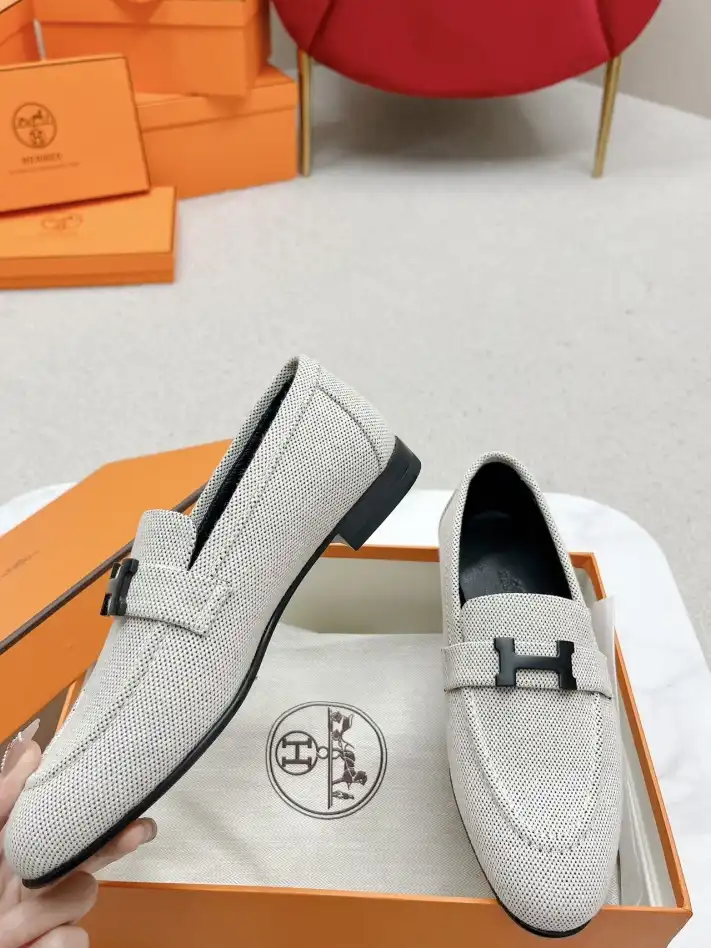 hype Hermes Leather Shoes