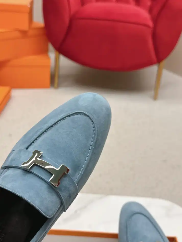 hype Hermes Leather Shoes