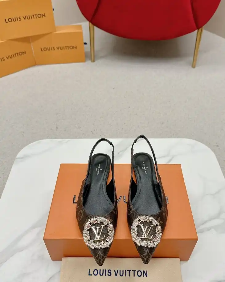 hype LV flat shoes