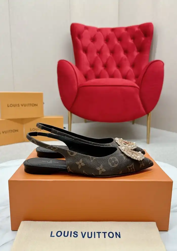 hype LV flat shoes