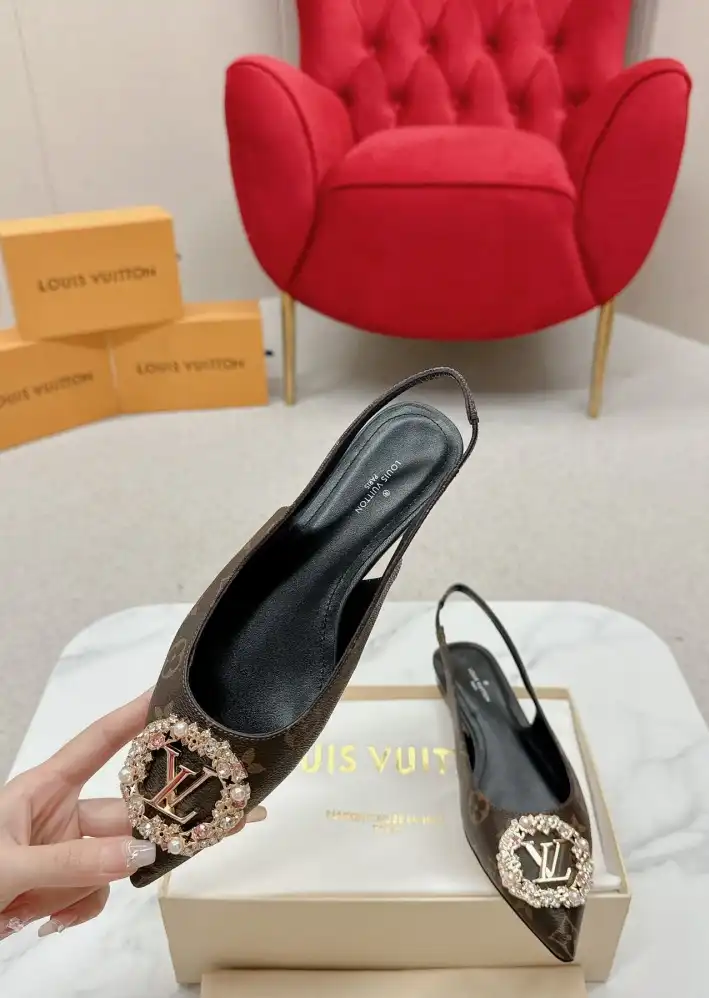 hype LV flat shoes