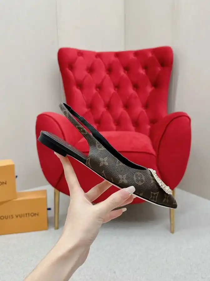 hype LV flat shoes