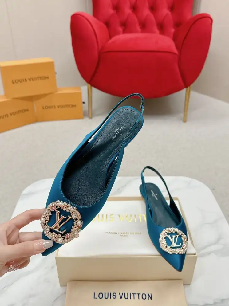 hype LV flat shoes