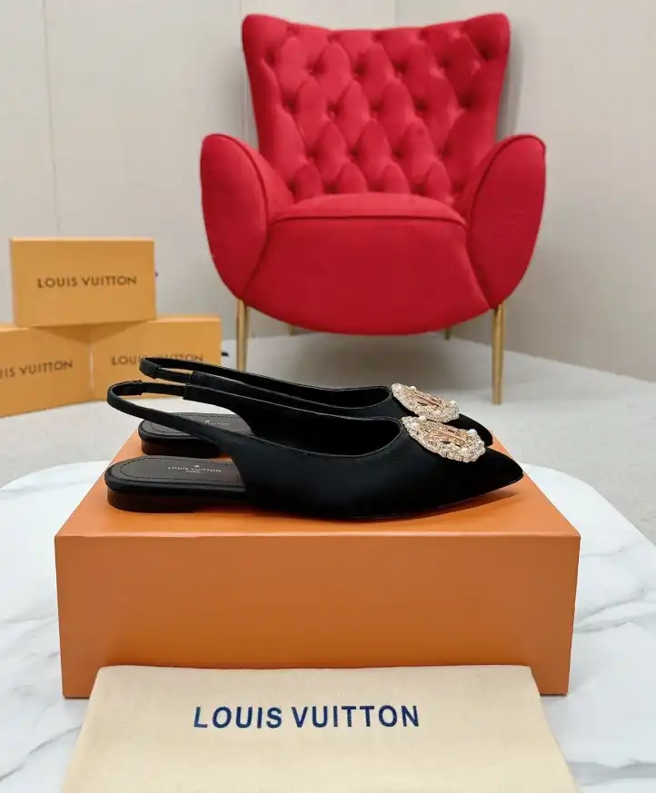 hype LV flat shoes