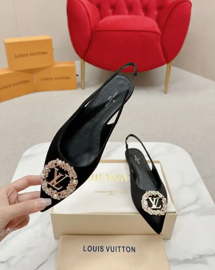 hype LV flat shoes