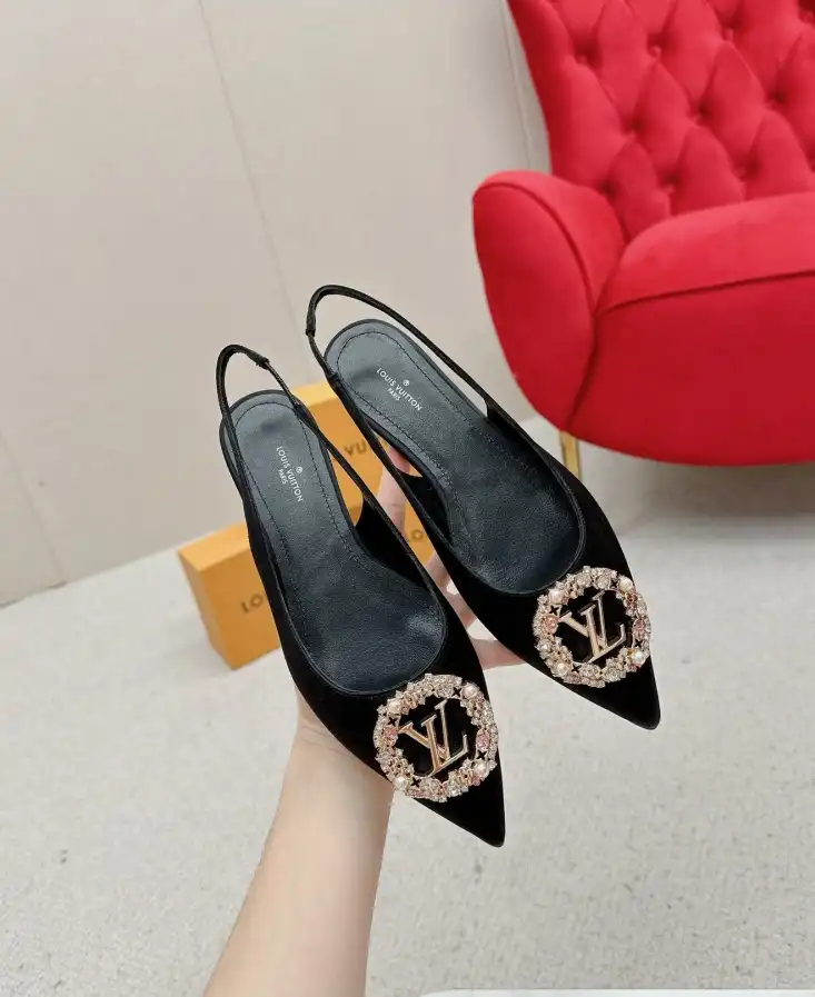 hype LV flat shoes