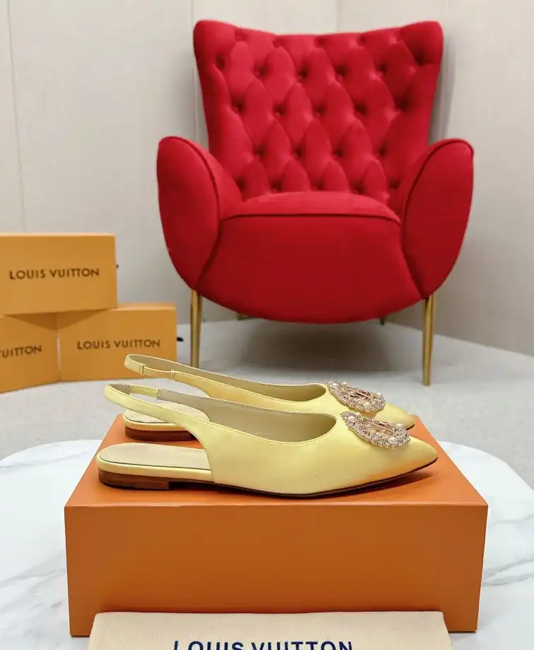 hype LV flat shoes