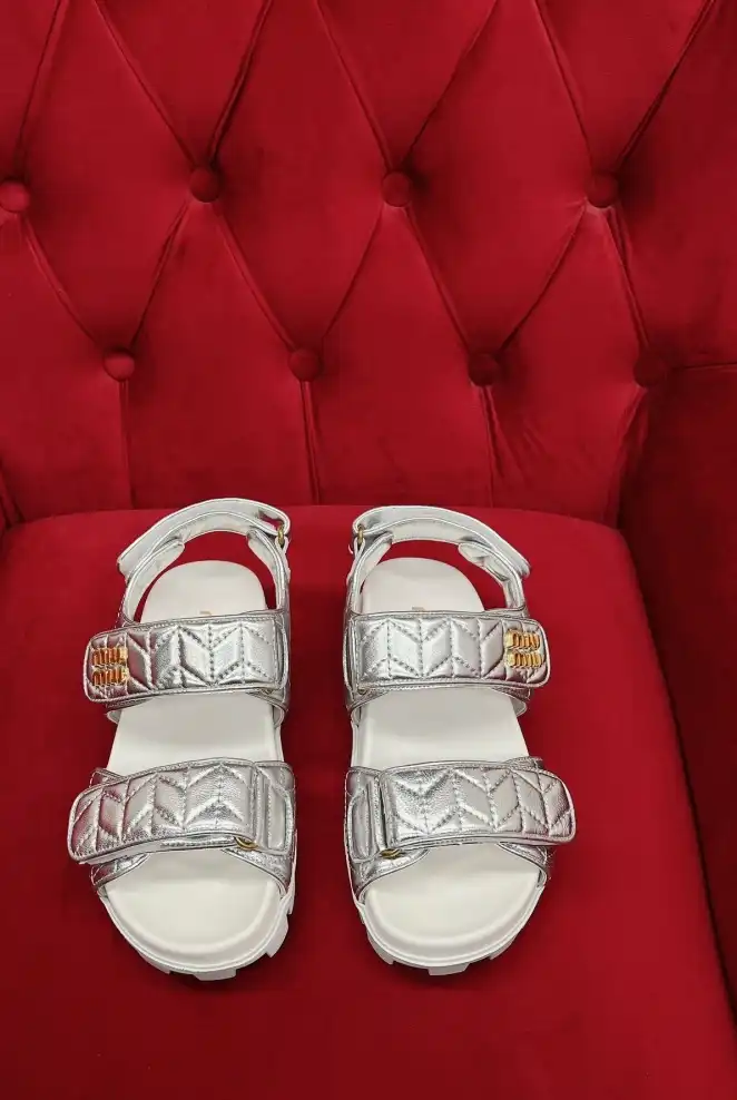 hype Miu Miu Sandals