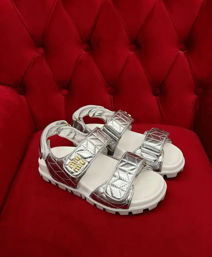 hype Miu Miu Sandals