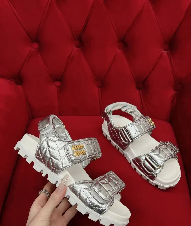 hype Miu Miu Sandals