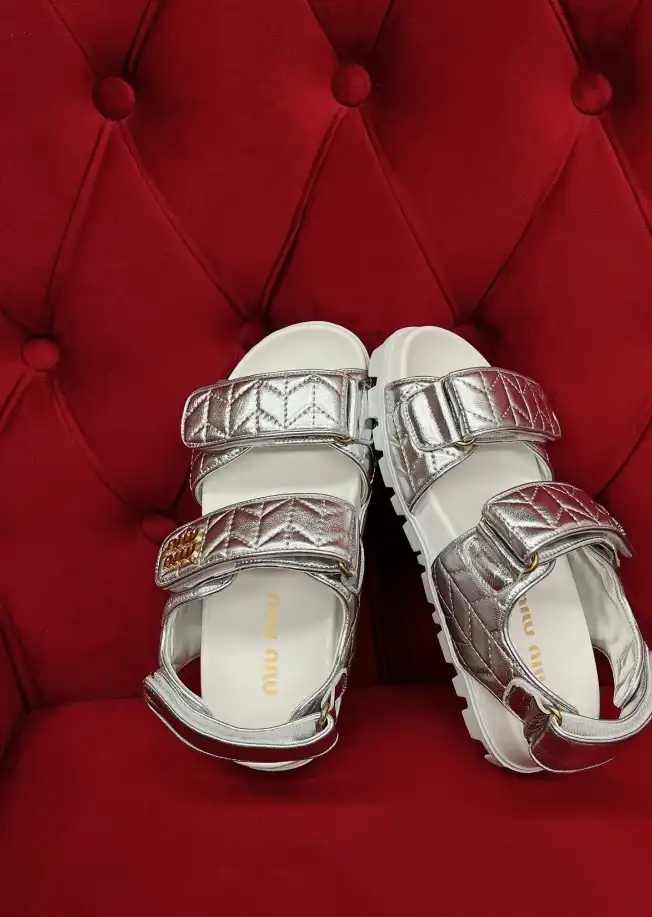 hype Miu Miu Sandals