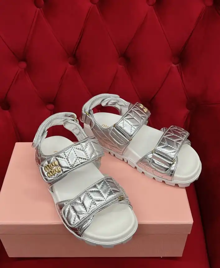 hype Miu Miu Sandals