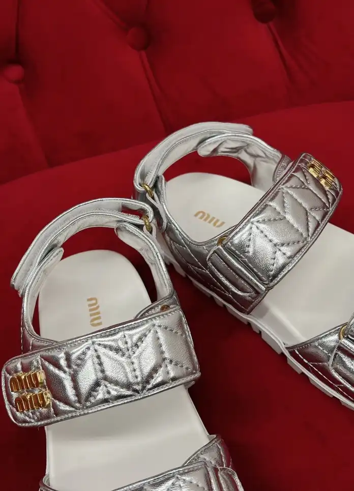 hype Miu Miu Sandals