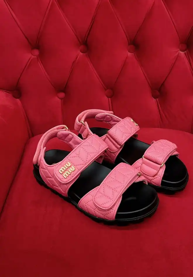 hype Miu Miu Sandals