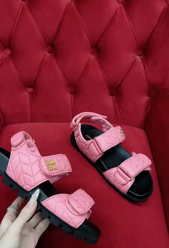 hype Miu Miu Sandals