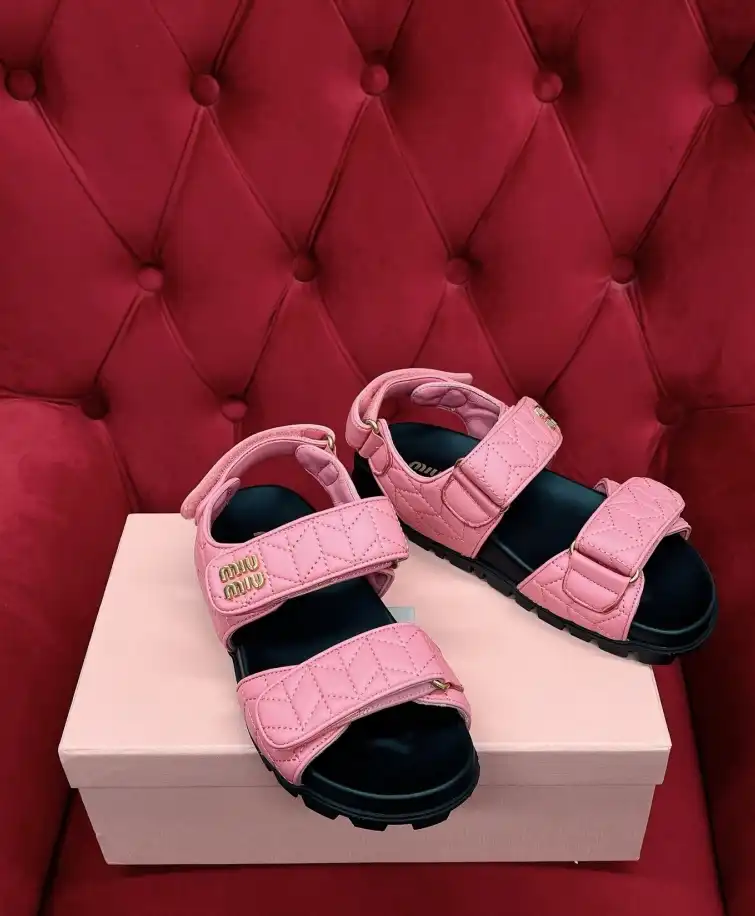 hype Miu Miu Sandals