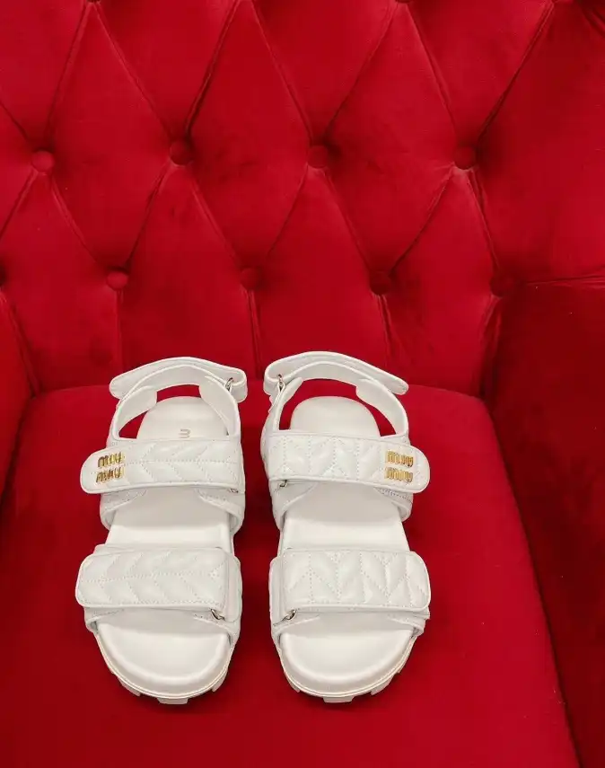 hype Miu Miu Sandals