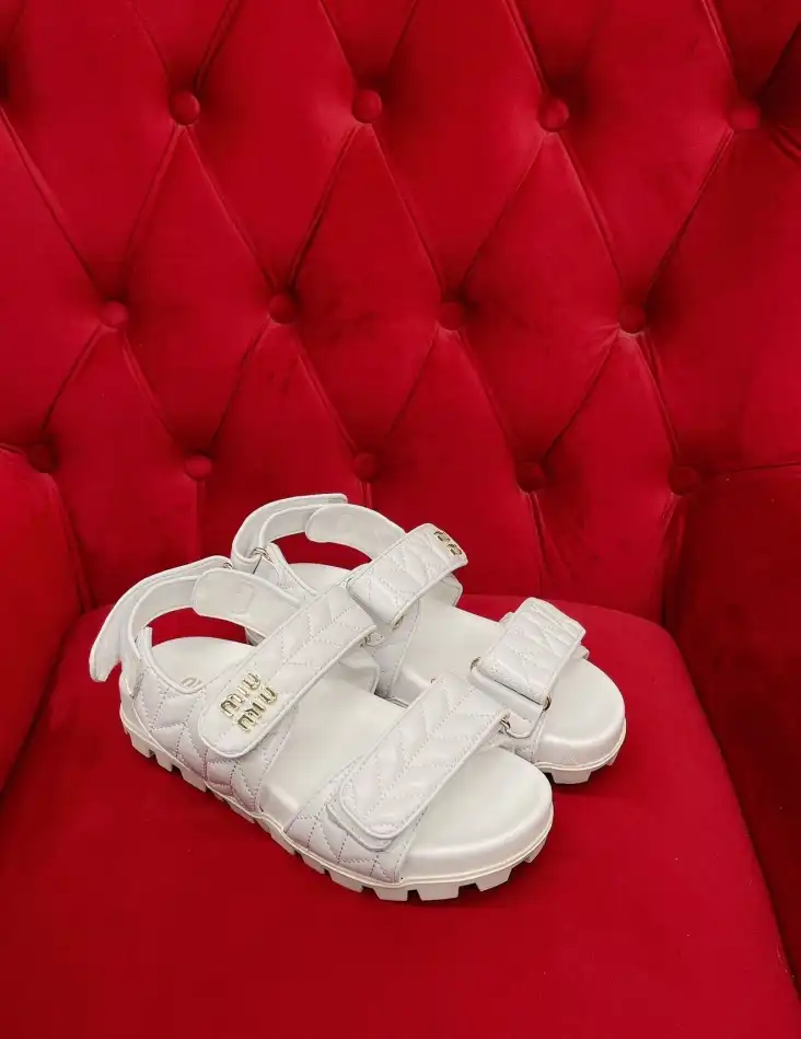 hype Miu Miu Sandals