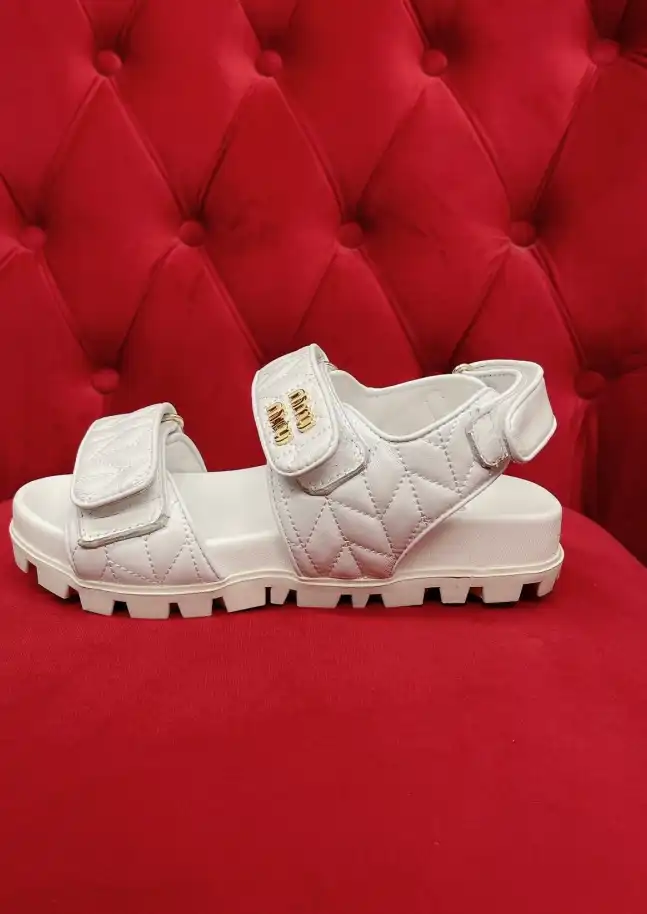 hype Miu Miu Sandals