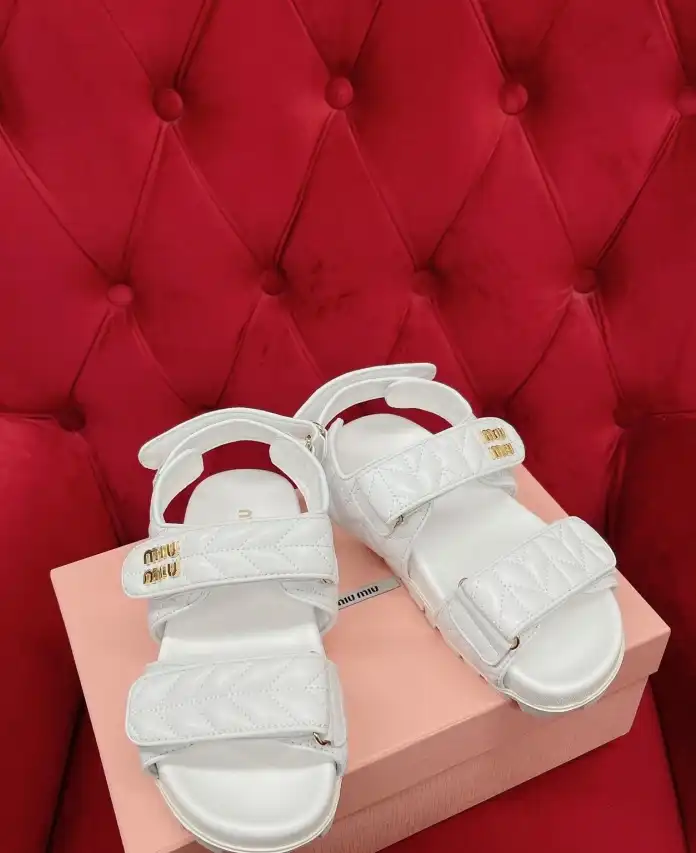 hype Miu Miu Sandals