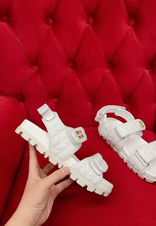 hype Miu Miu Sandals