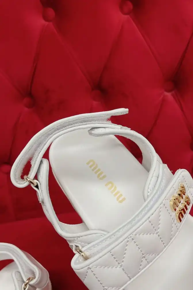 hype Miu Miu Sandals