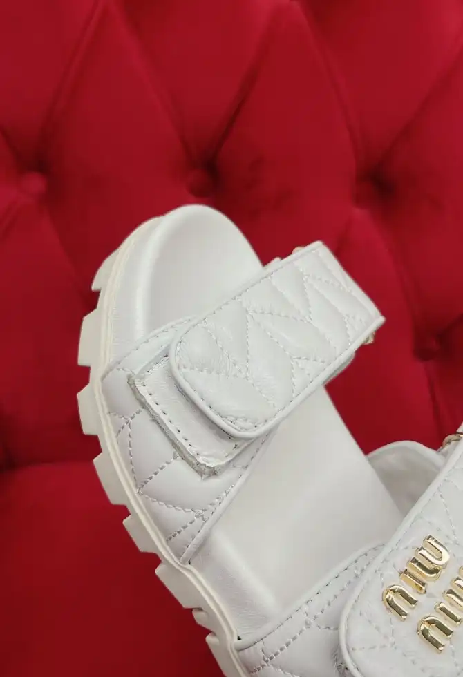 hype Miu Miu Sandals