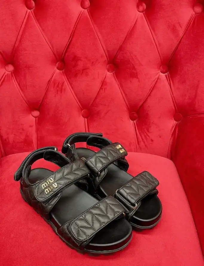 hype Miu Miu Sandals