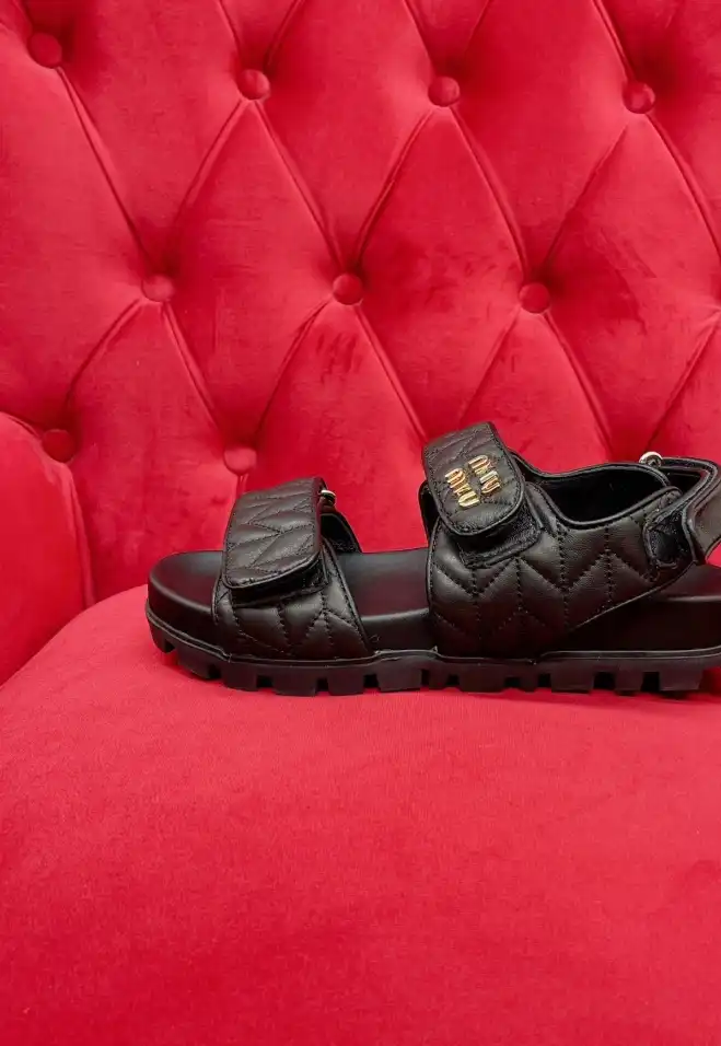 hype Miu Miu Sandals