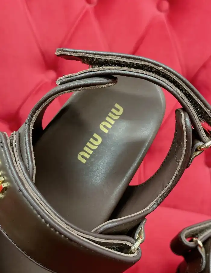 hype Miu Miu Sandals