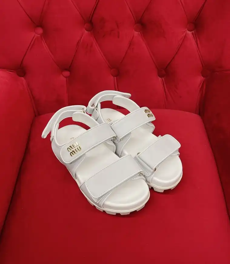 hype Miu Miu Sandals