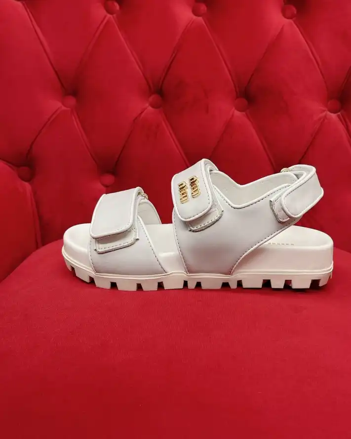 hype Miu Miu Sandals