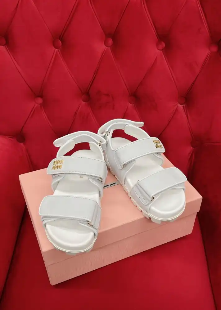 hype Miu Miu Sandals