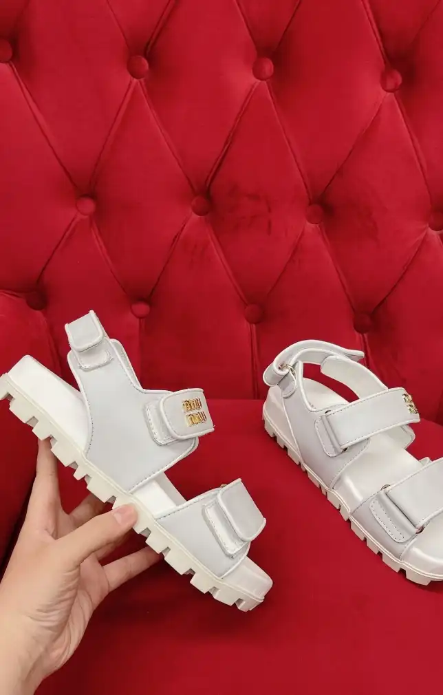 hype Miu Miu Sandals