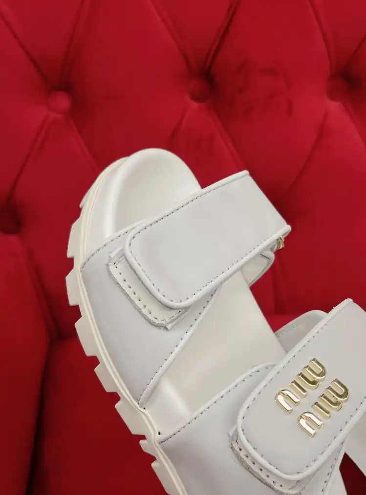 hype Miu Miu Sandals