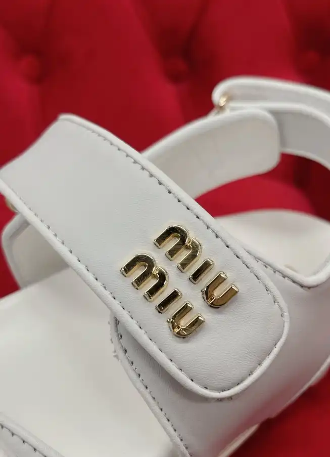 hype Miu Miu Sandals