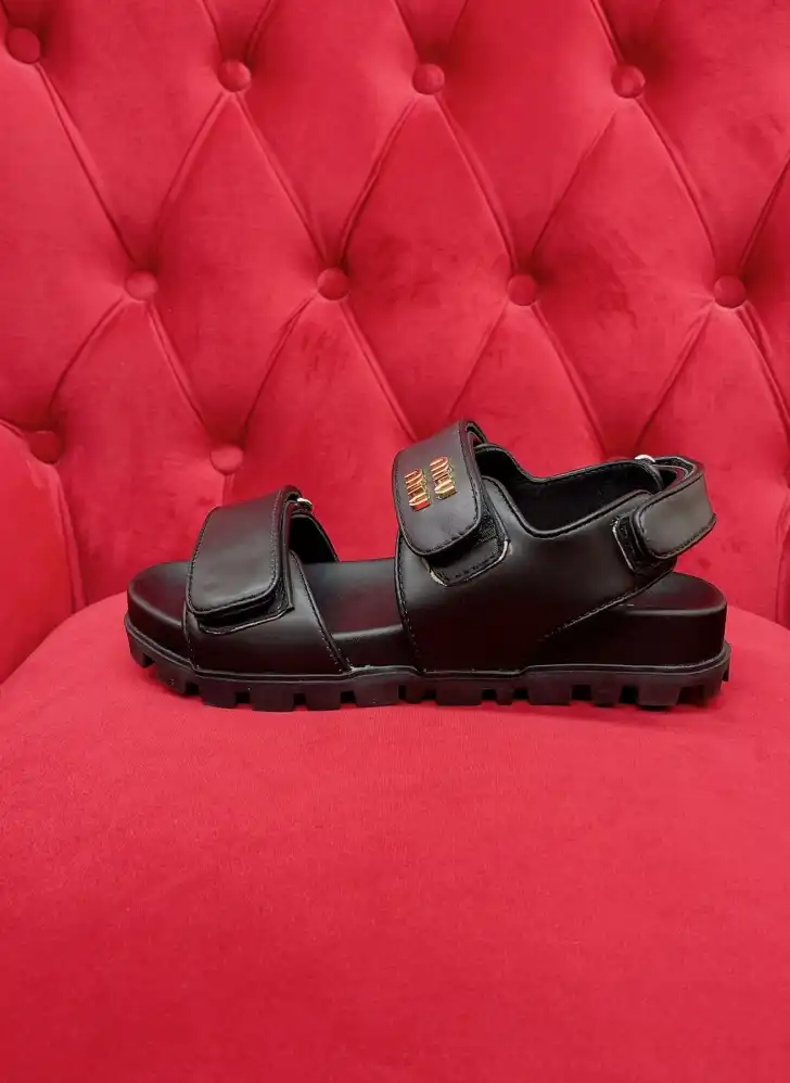 hype Miu Miu Sandals