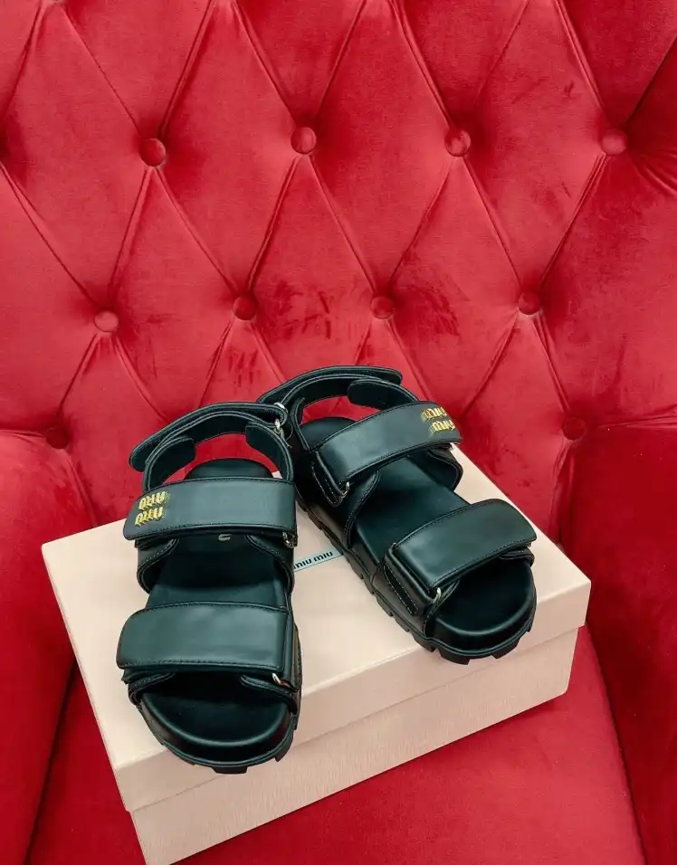 hype Miu Miu Sandals