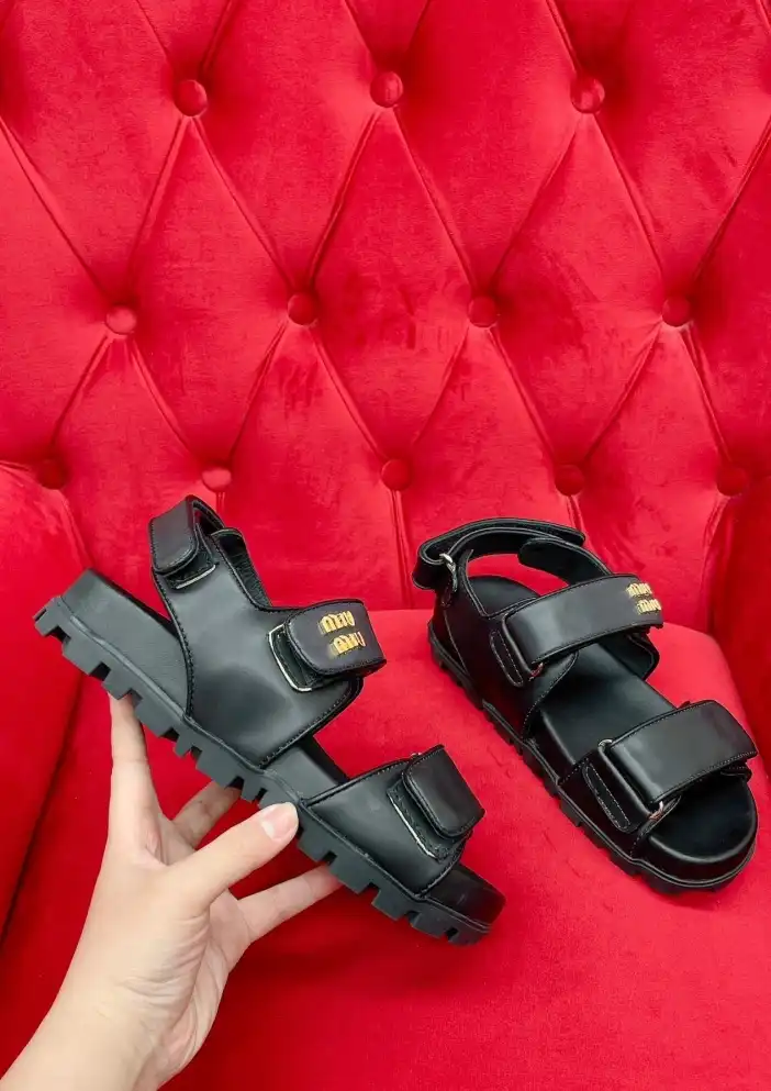 hype Miu Miu Sandals