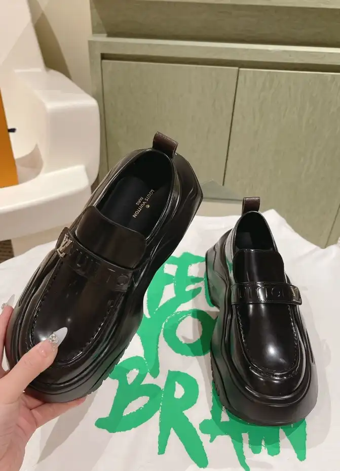 hype LV Leather Shoes