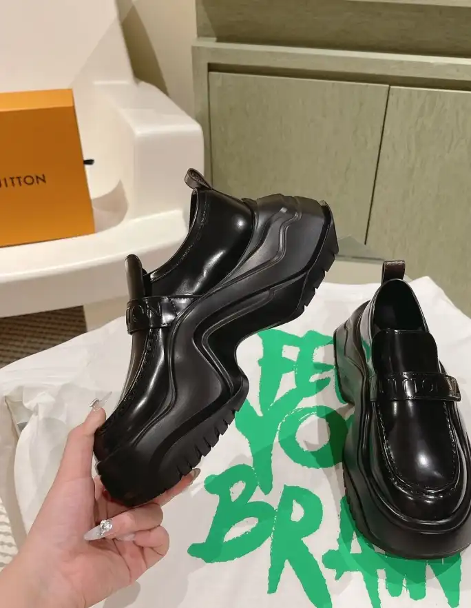 hype LV Leather Shoes