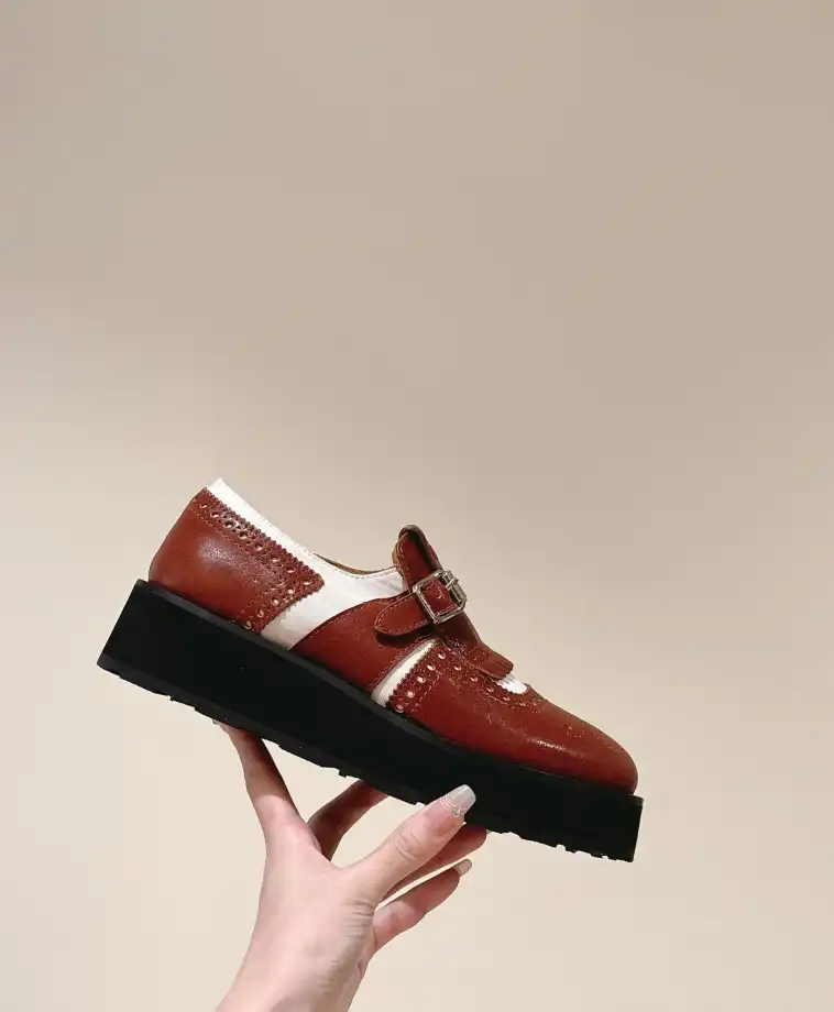 hype Miu Miu Leather Shoes