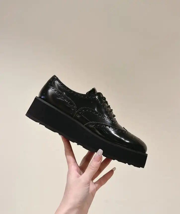 hype Miu Miu Leather Shoes