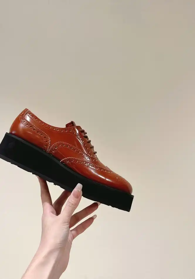 hype Miu Miu Leather Shoes