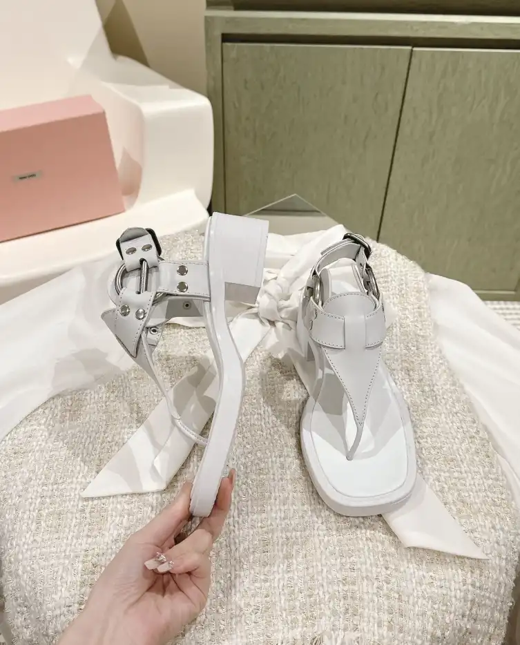 hype Miu Miu Sandals