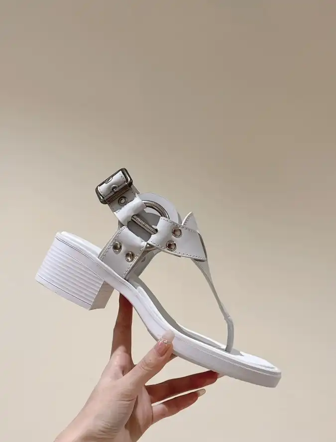 hype Miu Miu Sandals