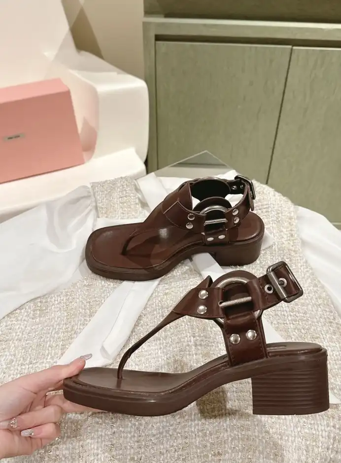 hype Miu Miu Sandals