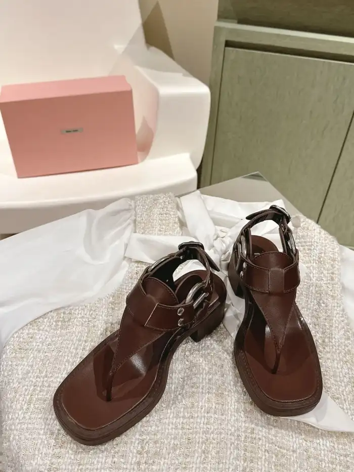 hype Miu Miu Sandals